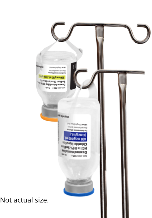 Dexmedetomidine Hydrochloride in 0.9% Sodium Chloride Injection ready-to-use bottles